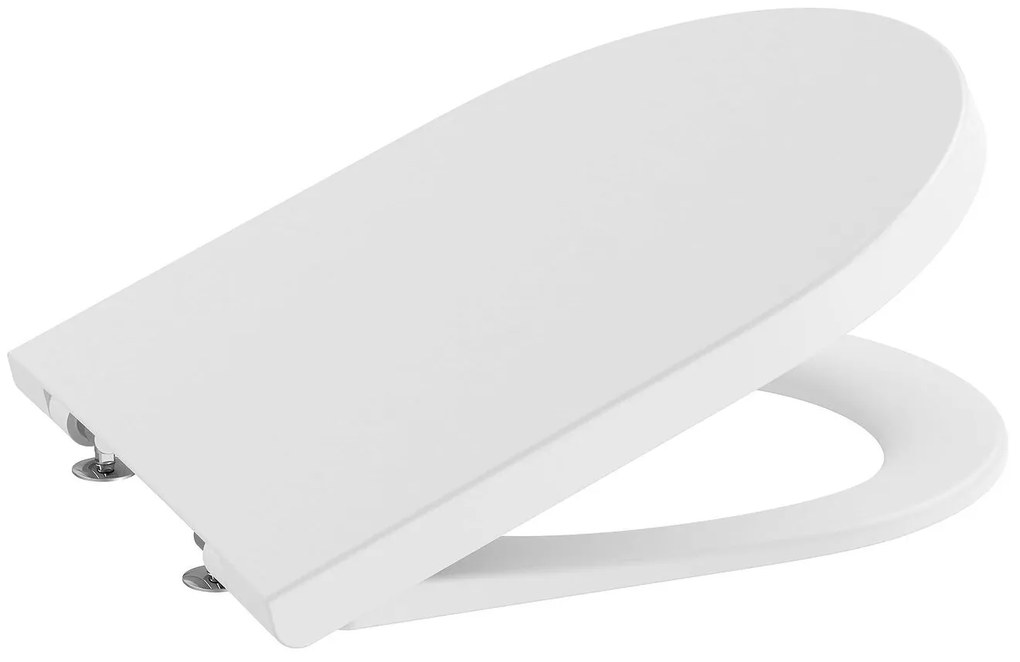 Седалка и капак, Roca, A80152262B, ROUND, за тоалетна чиния, със забавено падане