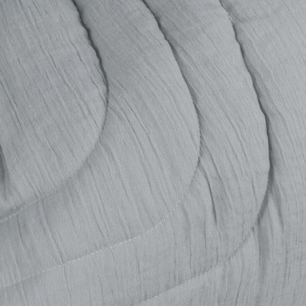 Сиво-зелено капитонирано покривало за легло 230x260 cm – Ixia