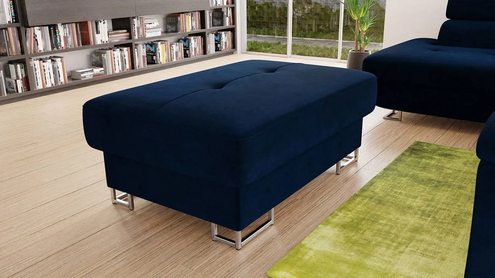 Пуф Cotere-син тъмен