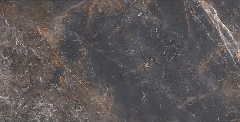 Mexen Visby Черен глазиран гранитогрес ректифициран G1, подово-стенна плочка 120 x 60 cm, гравиране - TL428-120-060-02