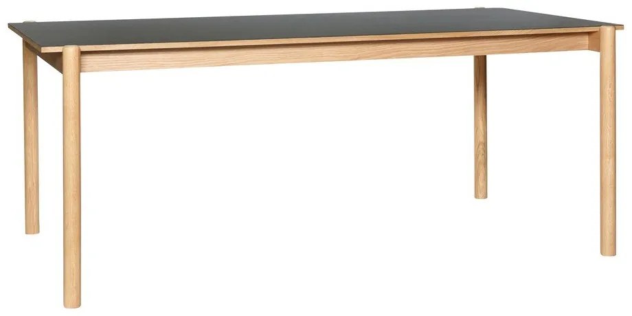 Трапезна маса от масивен дъб 107x190 cm Oblique – Hübsch