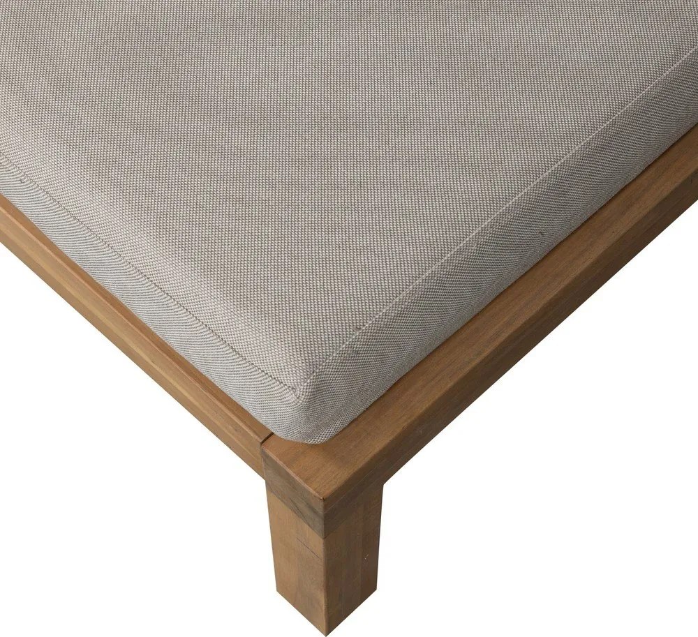 Сиво-бежов тапициран градински диван Relax – vtwonen