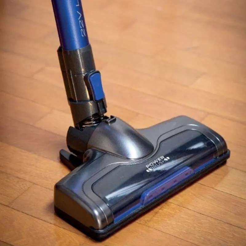 Вертикална прахосмукачка Ariete SCOPA 2722/00, 120W, 1 л, 2 скорости, Моторизирана четка с LED, Индикатор за батерия, Син