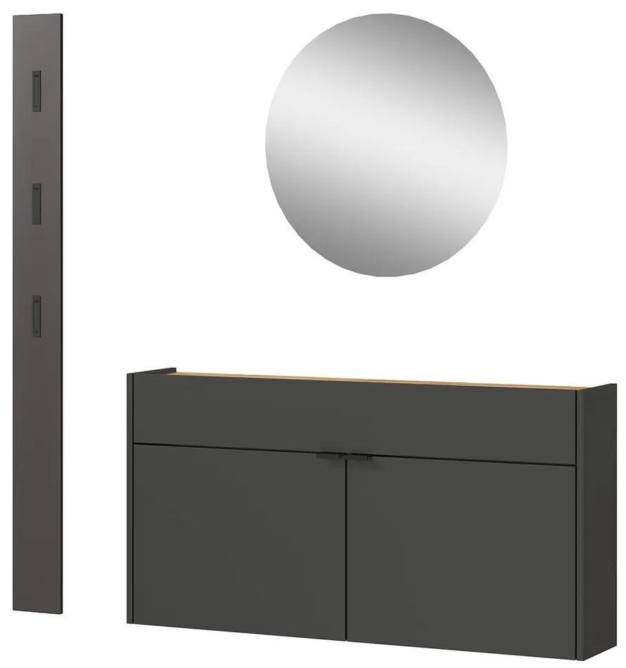 Комплект антрацит/натурален коридор Ameca - Germania