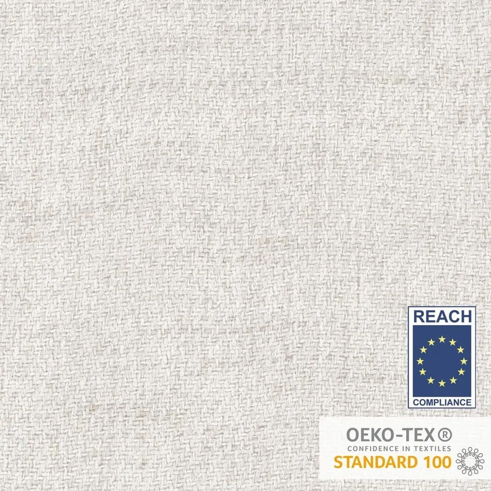 Кремаво тапицирано единично легло 100x200 cm Scala – Maison de Rêve