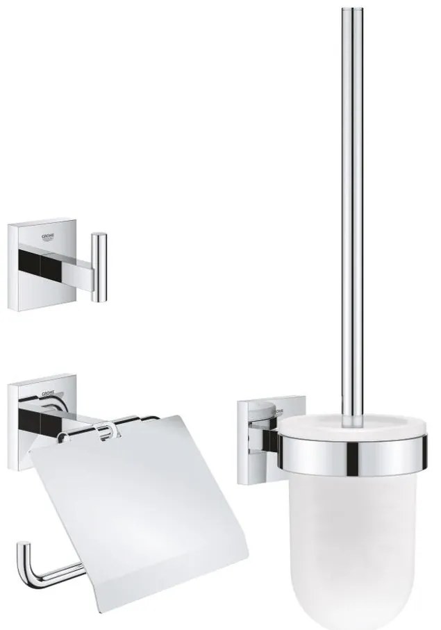 GROHE 41123000 - Комплект аксесоари за тоалетна 3 в 1, лъскав хром