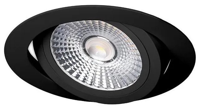 LED Лампа за окачен таван LED/18W/230V 3000K Ø 11,5 cm черен