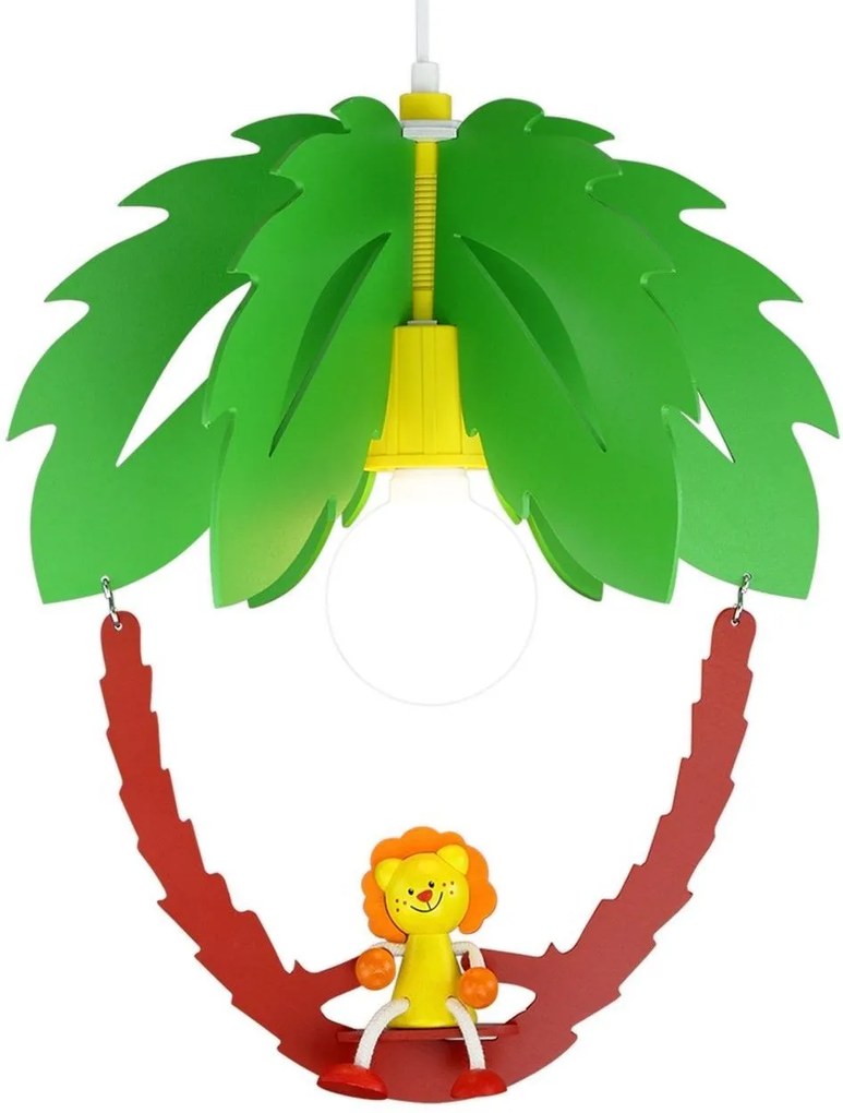 Висулна лампа за таван Elobra Palm Tree Lion