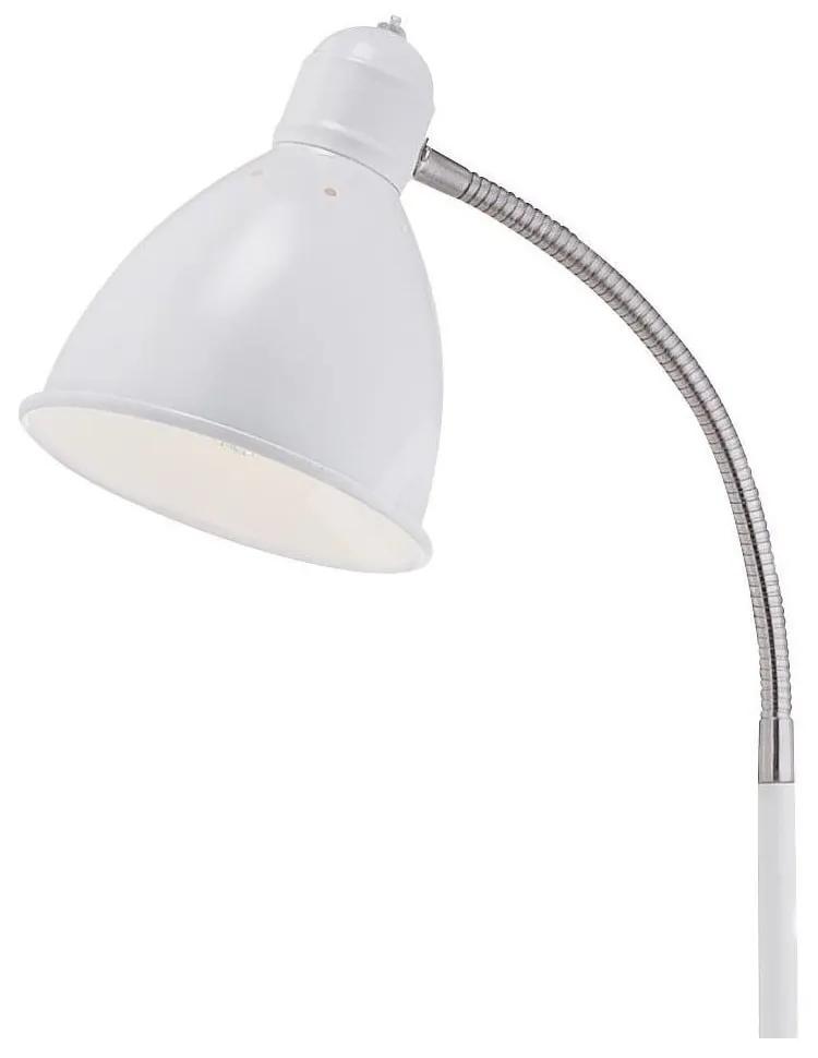 Бяла свободностояща лампа Nitta - Markslöjd