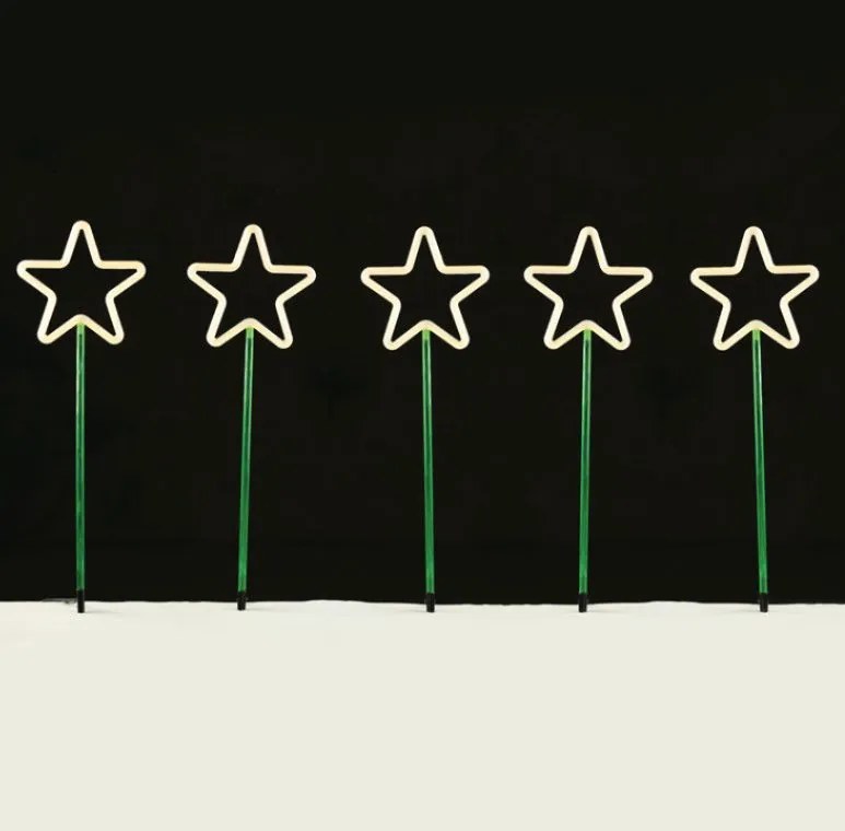 Декоративни подови светещи звезди 400 WW Led