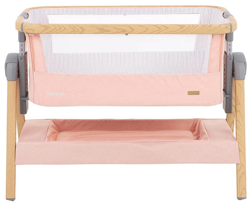 KIKKA BOO Мини кошара - кошче с дървена рамка NANNA PINK WOOD