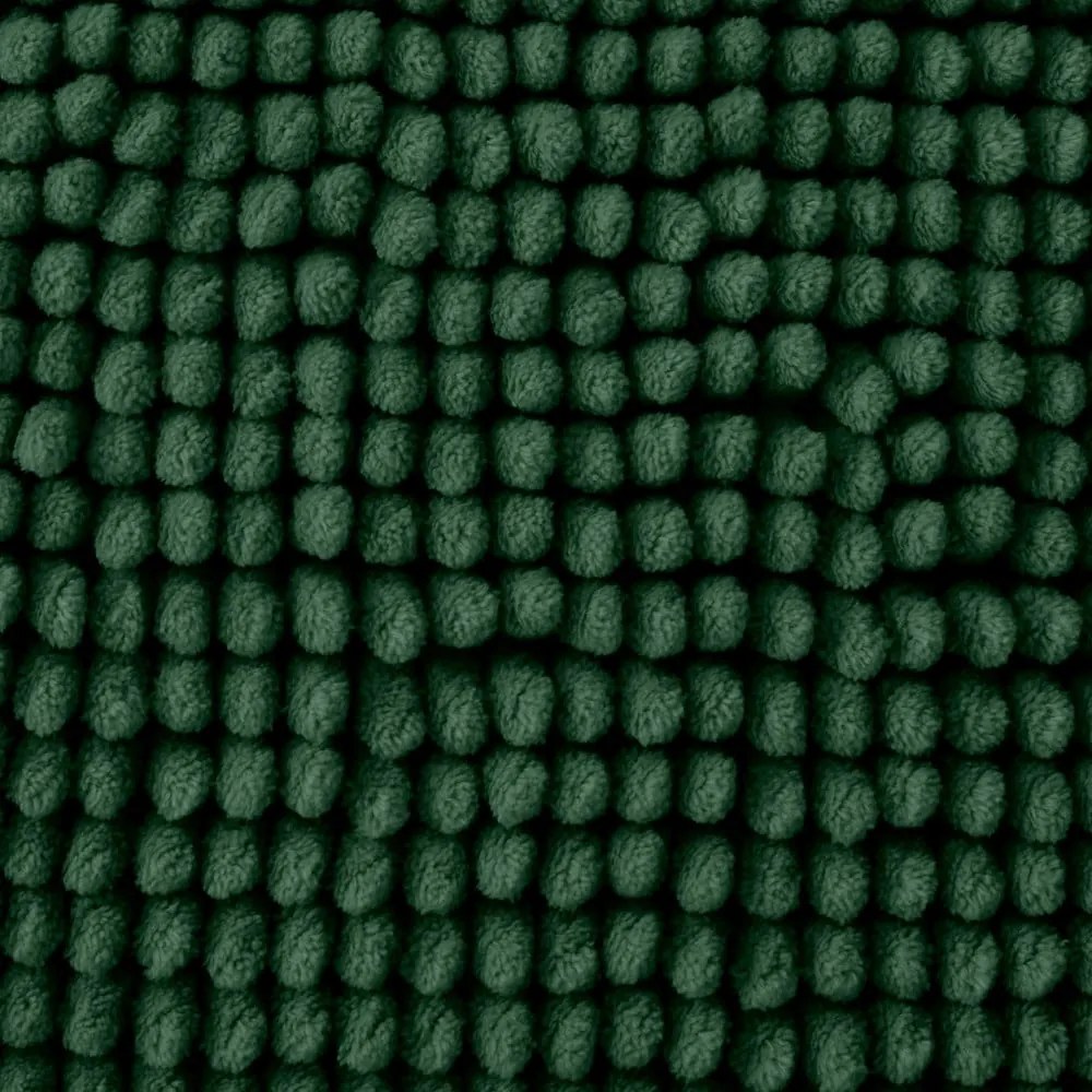 Тъмнозелен килим за баня 50x80 cm Bobble – Catherine Lansfield