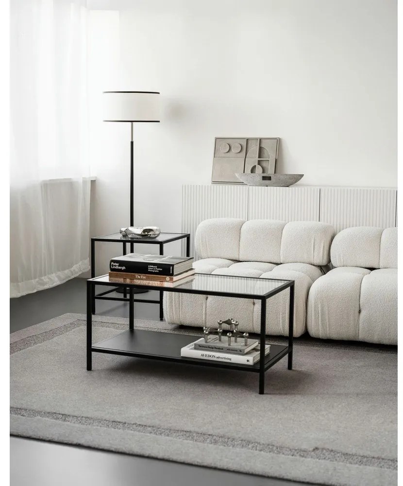 Сив вълнен килим 160x230 cm Morphic Rocca – Agnella