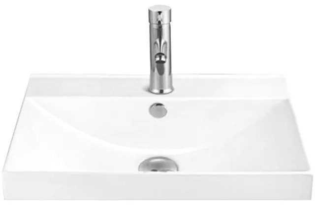 Mexen Mila мивка за вграждане в плот 60 x 46 см, бяла - 25296000