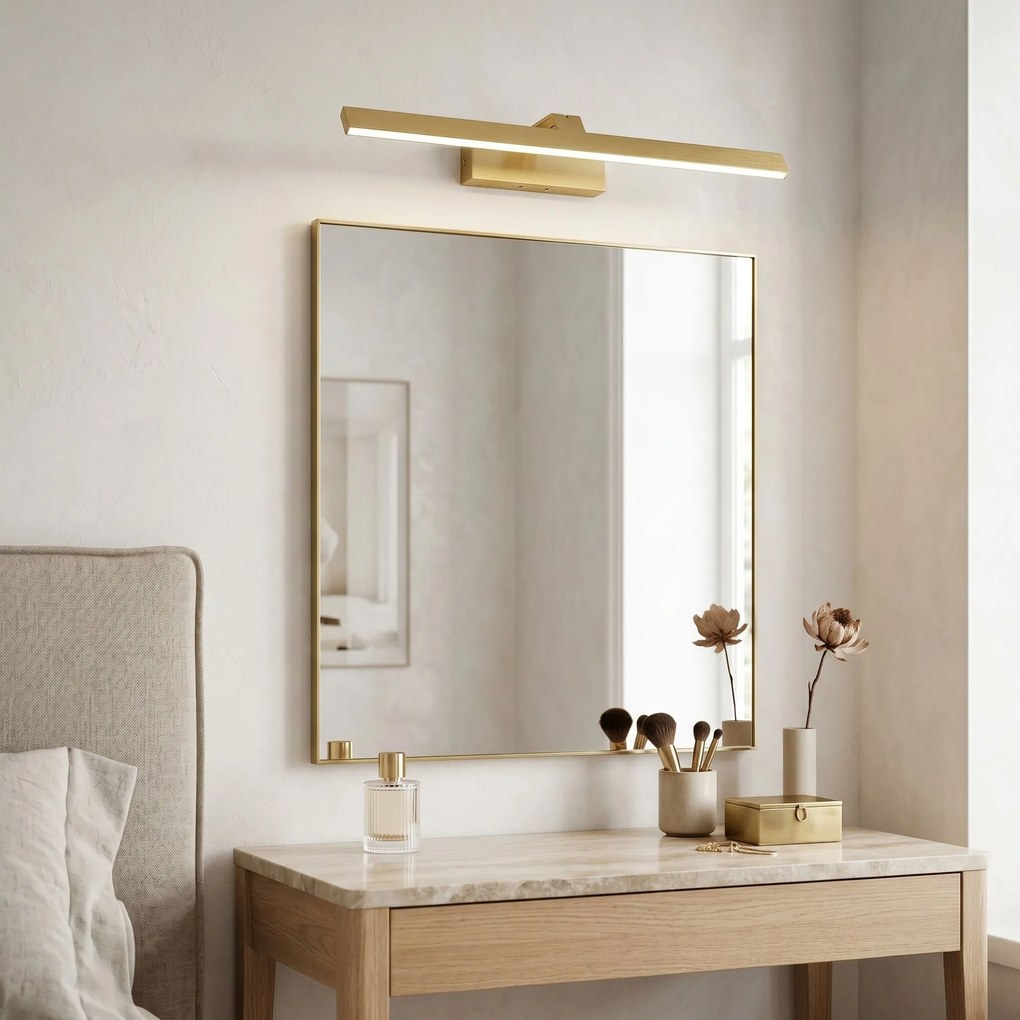 LED аплик за баня SWE008-1W 58cm BRUSH GOLD