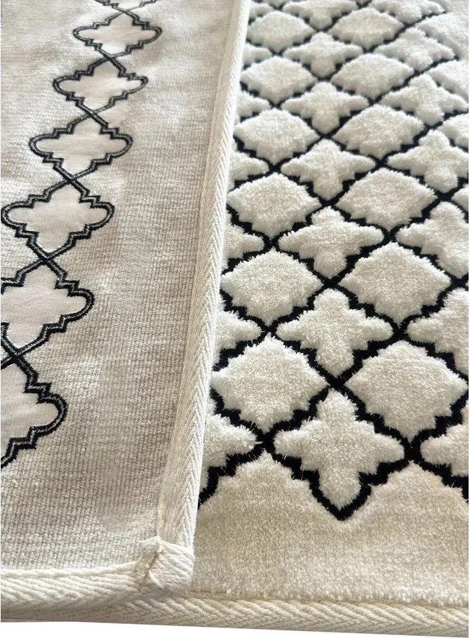 Кремави килими за баня в комплект 2 бр. 60x100 cm Luxury – Foutastic