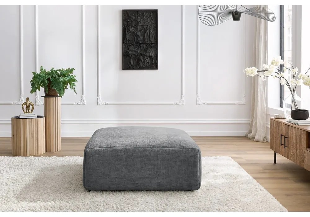 Сива табуретка Jeanne - Bobochic Paris