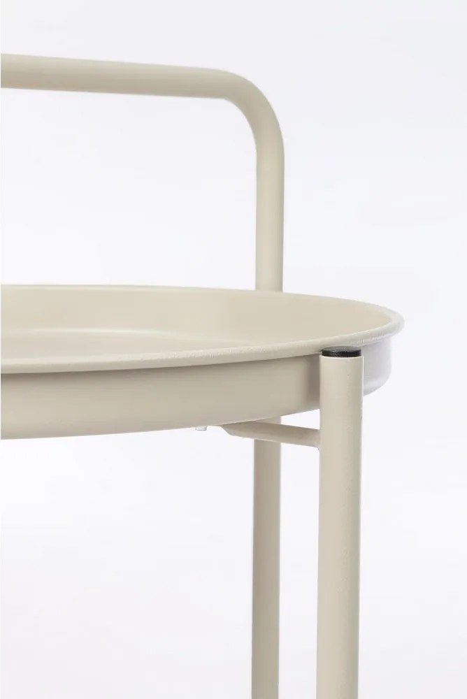 Стоманена маса за сервиране на колелца ø 44,5 cm Austin – Yes Everyday