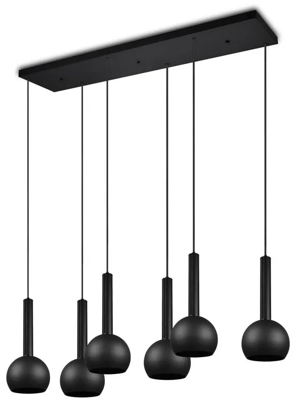 Черно висящо осветително тяло Ciliana – CINQUE