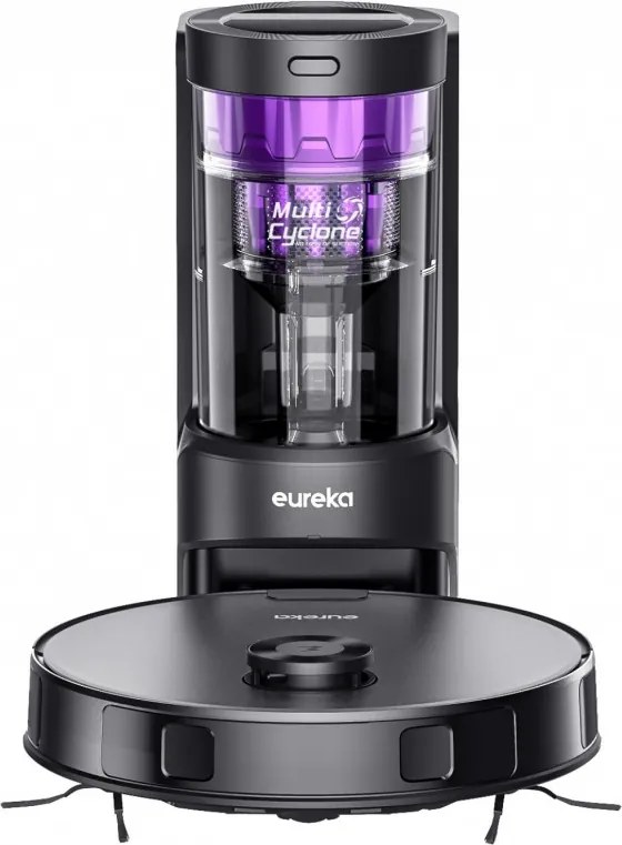 Прахосмукачка робот Eureka NER Е10S, 5200 mAh, 4000Pa, 2 л, 4 режима, LiDAR картографиране, Гласов контрол, Черен