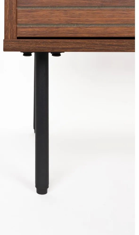 Кафяв скрин от декор от орех 110x74x40 cm Stripes – White Label