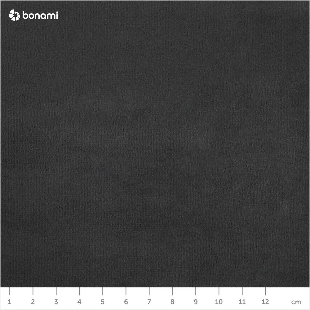 Тъмносив ъглов диван от кадифе , десен ъгъл Bali - Cosmopolitan Design