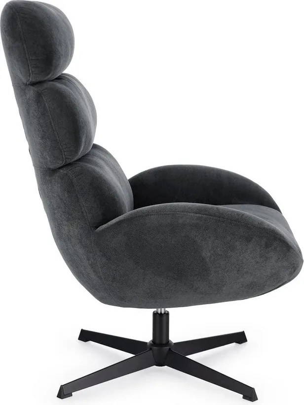 Черно въртящо се кресло Violante – Bizzotto
