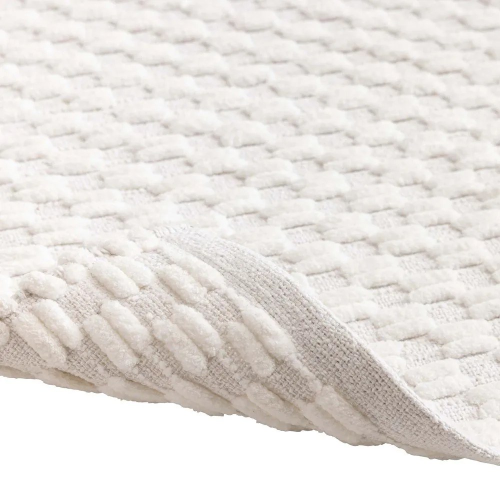 Кремав килим за баня 50x80 cm Lois – douceur d'intérieur