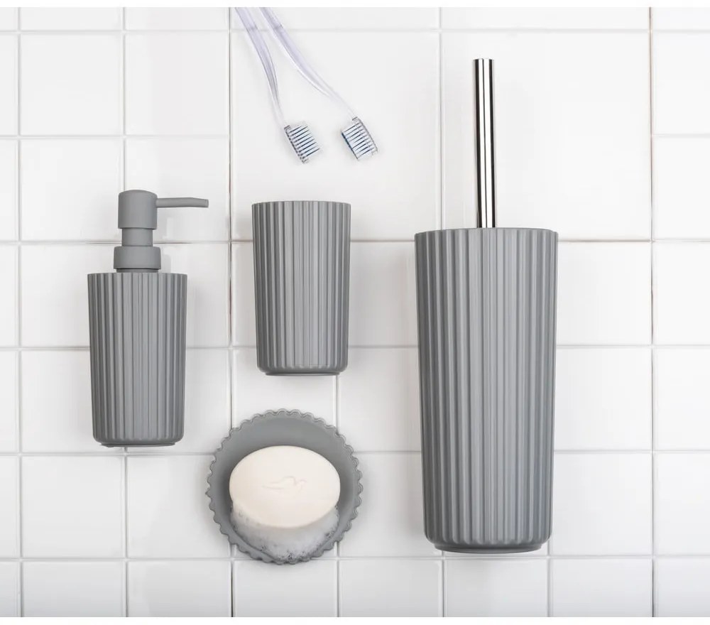 Светлосива четка за тоалетна Minas - Allstar