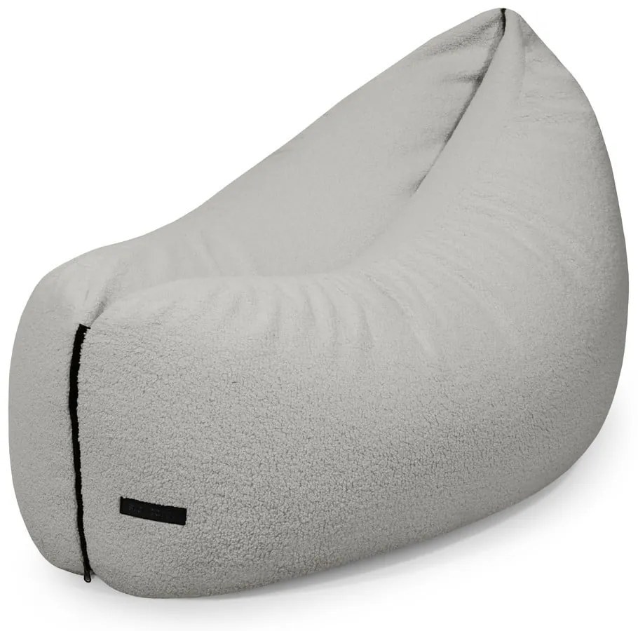 Светлосив детски пуф от букле Clip Clap 115 – SLOWDOWN