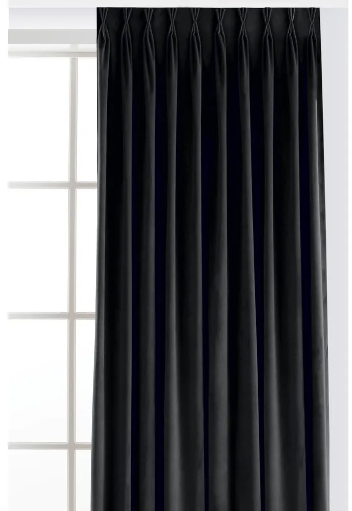 Черна затъмняваща завеса 530x270 cm Velto – Filumi