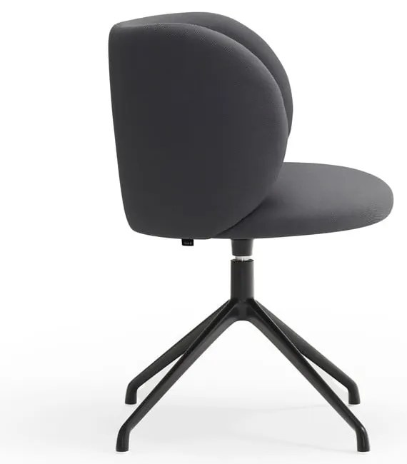 Тъмносив тапициран трапезен стол Mogi – Teulat