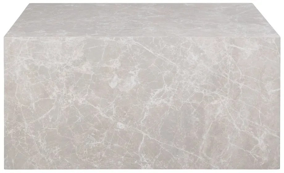 Бежова масичка за кафе от декор от мрамор 60x80 cm Prague – House Nordic