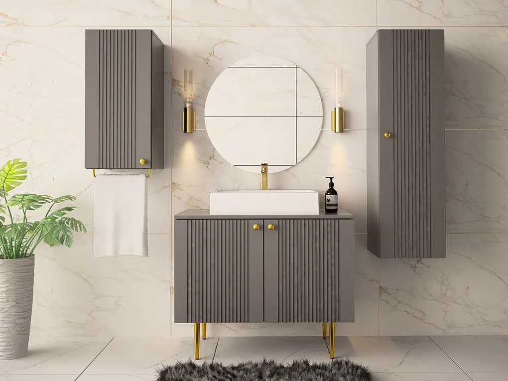 Висящ вертикален шкаф за баня Abires-Gkri