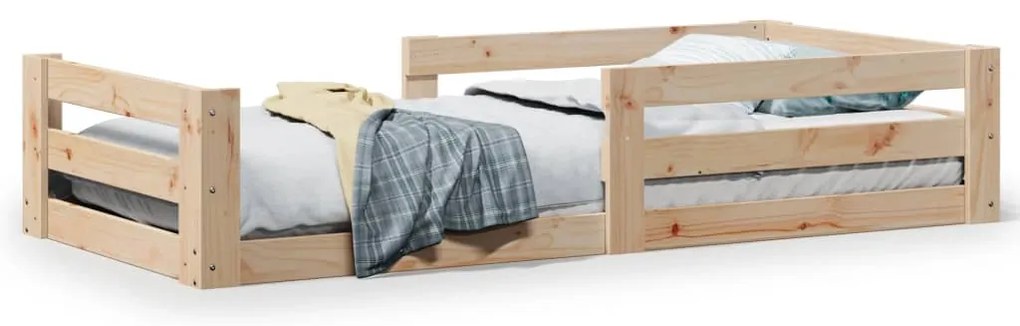 855678 vidaXL Рамка за легло без матрак, 80x200 см, бор масив