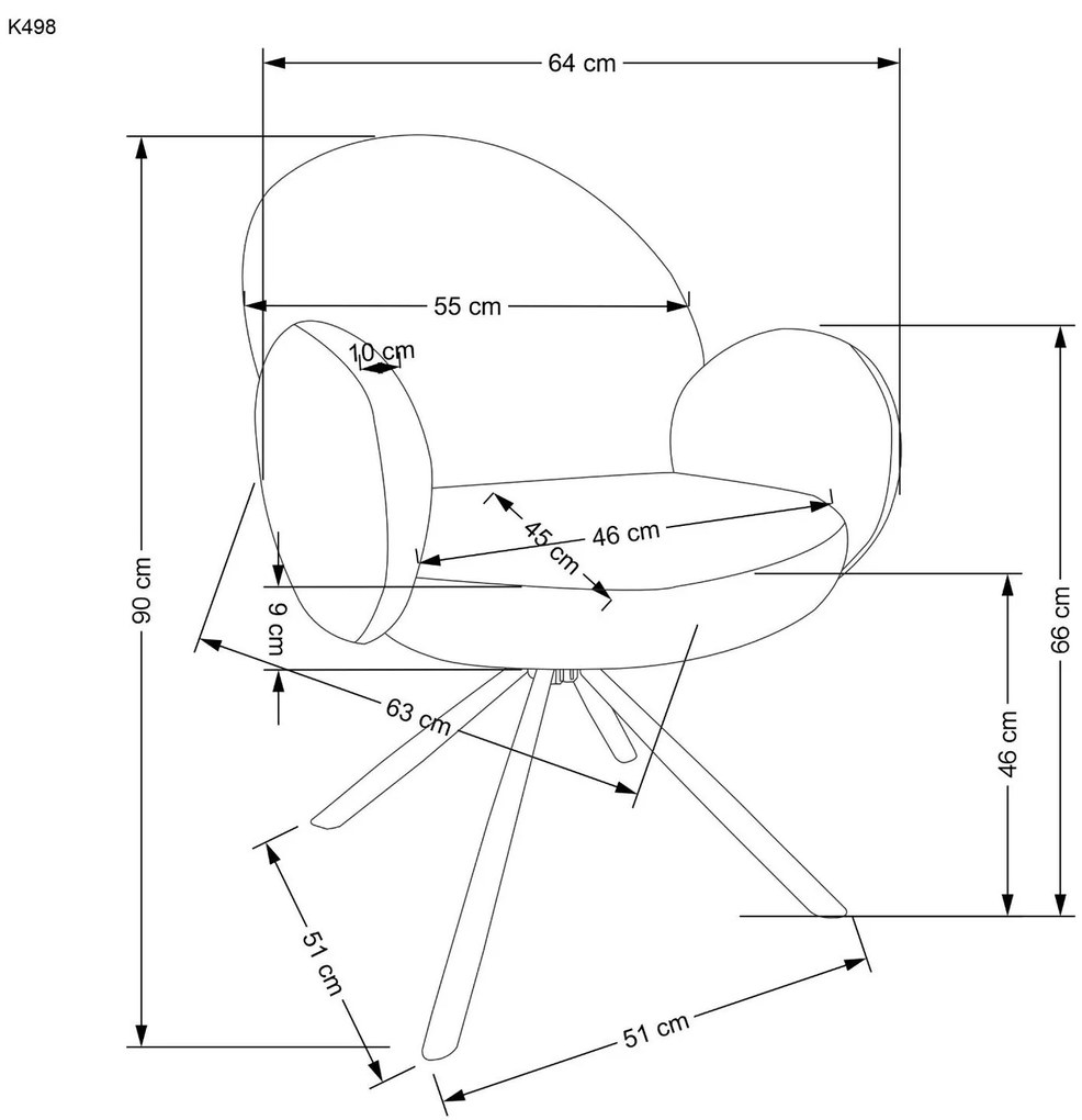 Стол Teddy-Gkri (2) парчета