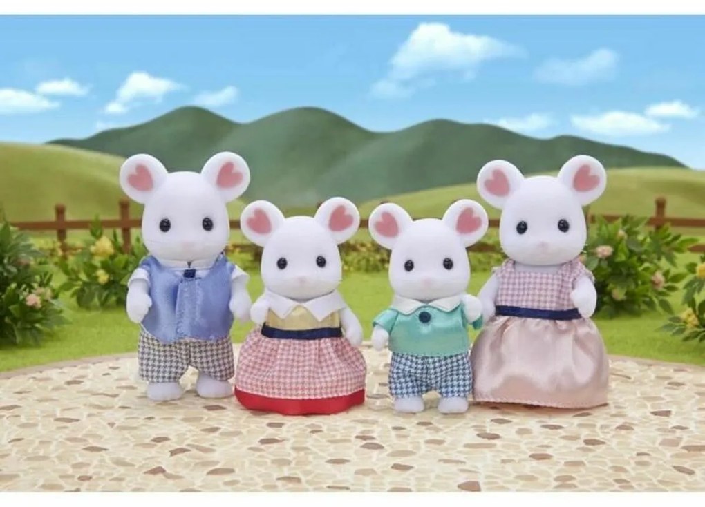 Фигурки Sylvanian Families 5308 Marshmallow Mouse Family