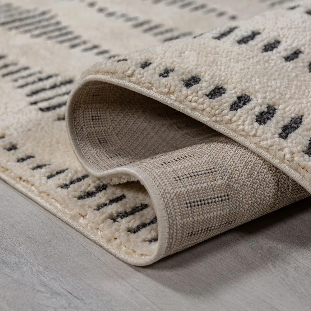 Кремав килим 160x230 cm Knot – Flair Rugs