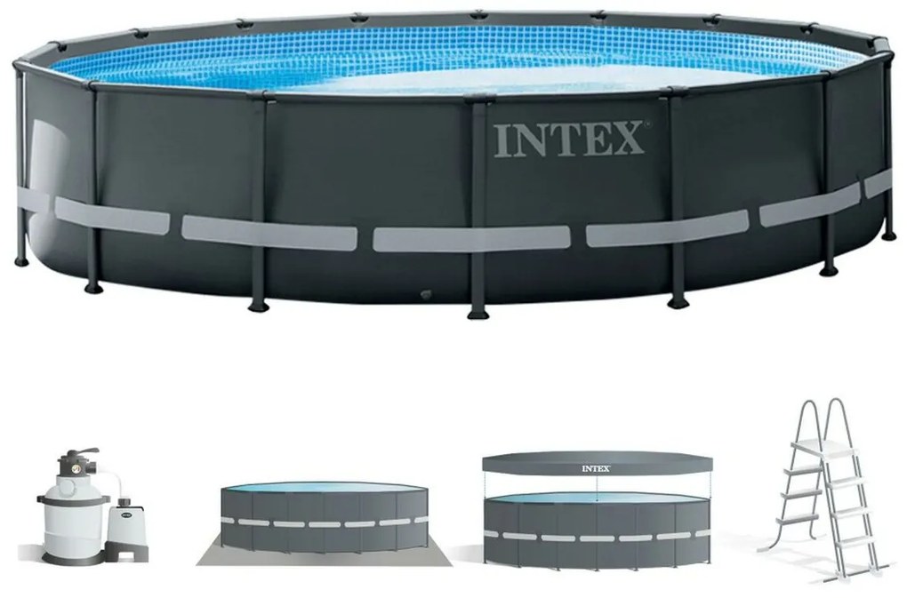 Басейн Подвижен Intex 488 x 122 x 488 cm