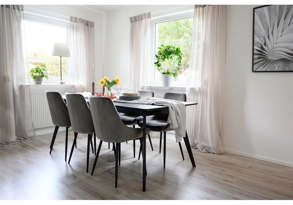 Сгъваема трапезна маса с ясенов плот 90x190 cm Yumi – Rowico