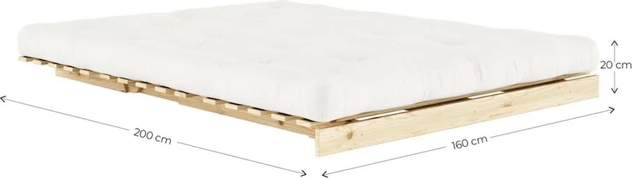 Тъмносин разтегателен диван 160 cm Roots - Karup Design