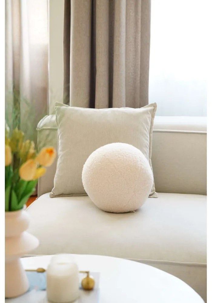 Декоративна възглавница от букле ø 20 cm Top – Mioli Decor
