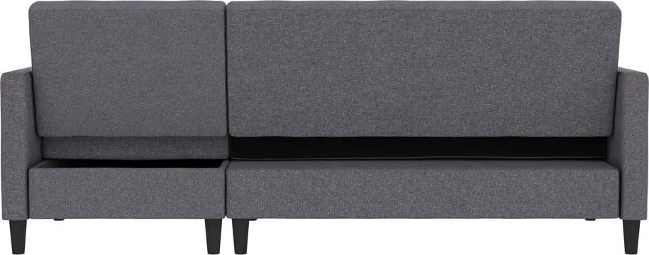 Сив сгъваем ъглов диван Celine – Støraa