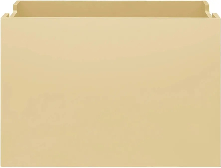 Светложълта кутия за съхранение 25x39x27 cm Kasane L – Blomus