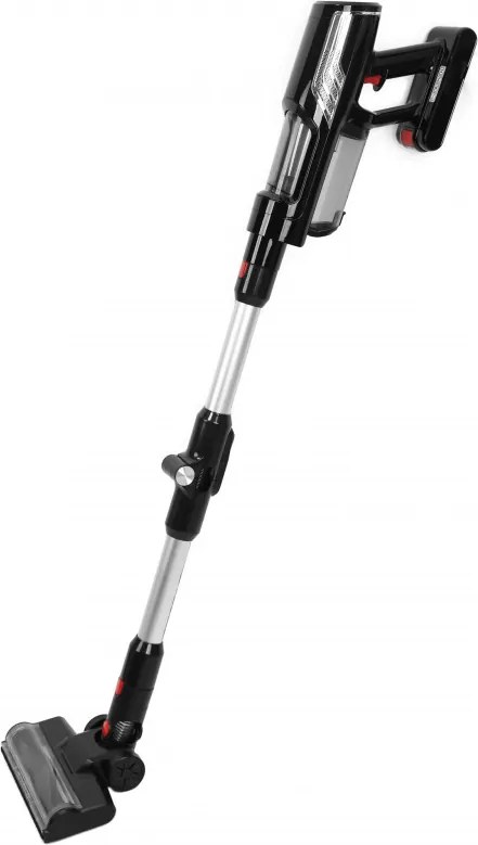 Втора ръка: Акумулаторна прахосмукачка Oliver Voltz OV51001Q, 250W, Li-ion 2200 mAh, 3 скорости, 0.6 l, 25 kPa, Сензорен екран, Черен