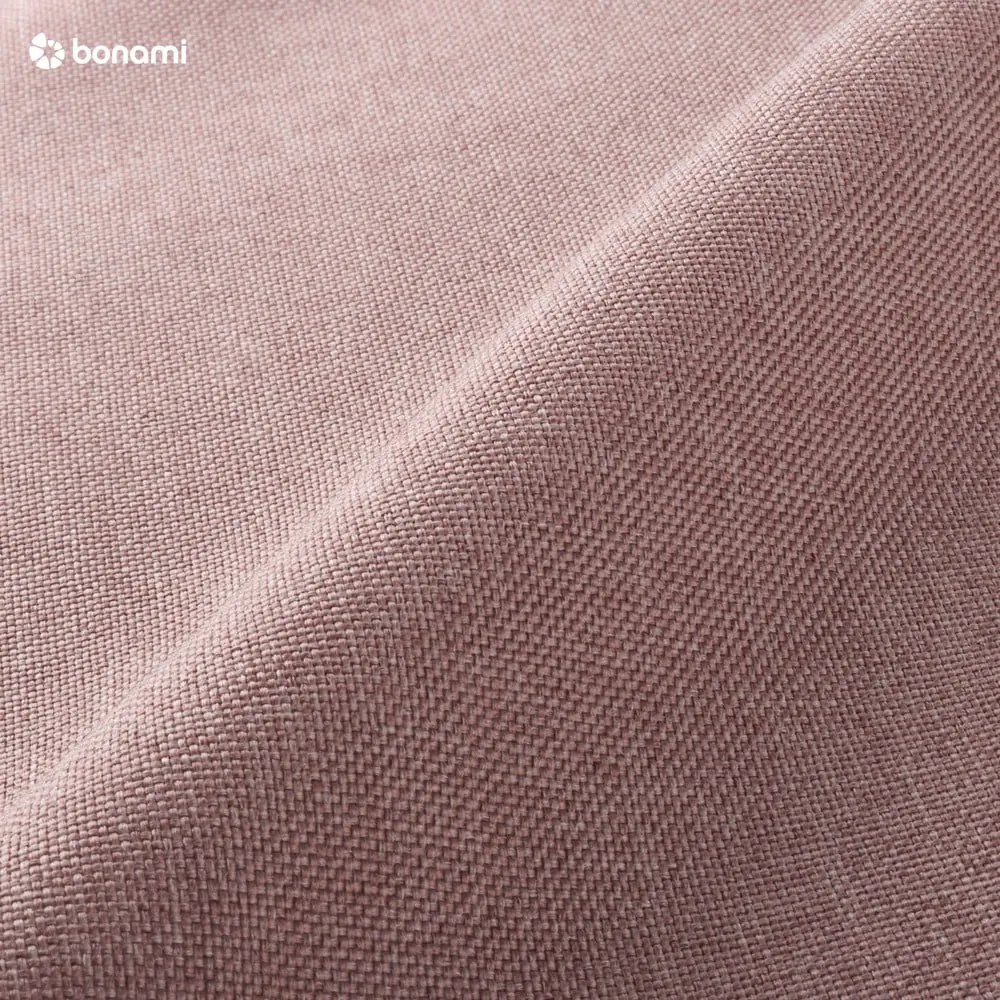 Розово двойно легло 140x200 cm тапицирано без ламелно дъно Lena – Meise Möbel