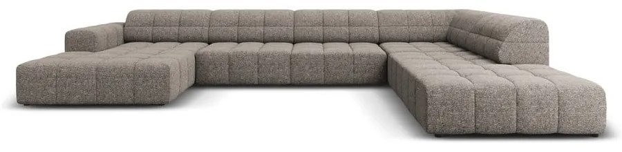 Тъмносив ъглов диван (десен ъгъл/"U" форма) Chicago – Cosmopolitan Design