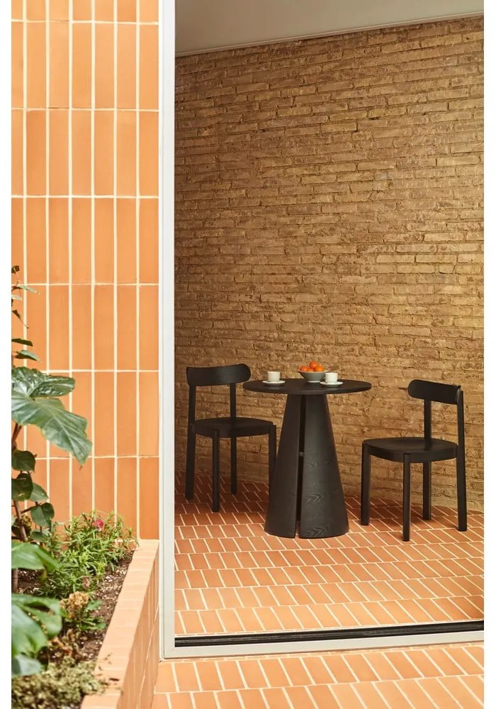 Кръгла маса за хранене с плот от ясенова дървесина ø 65 cm Cep - Teulat