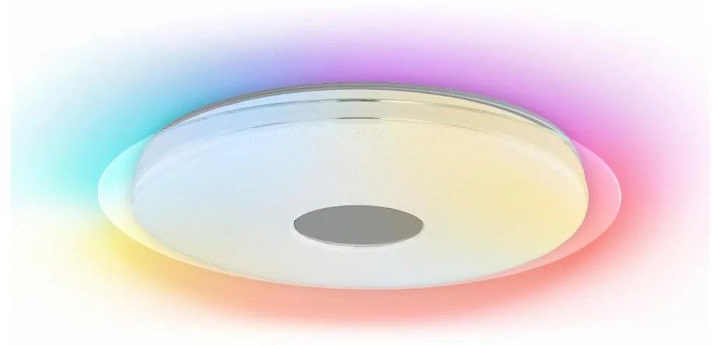 Eglo 32344 - LED RGBW таванно осветително тяло LANCIANO-C със възможност за димиране LED/53W/230V + дистанционно управление