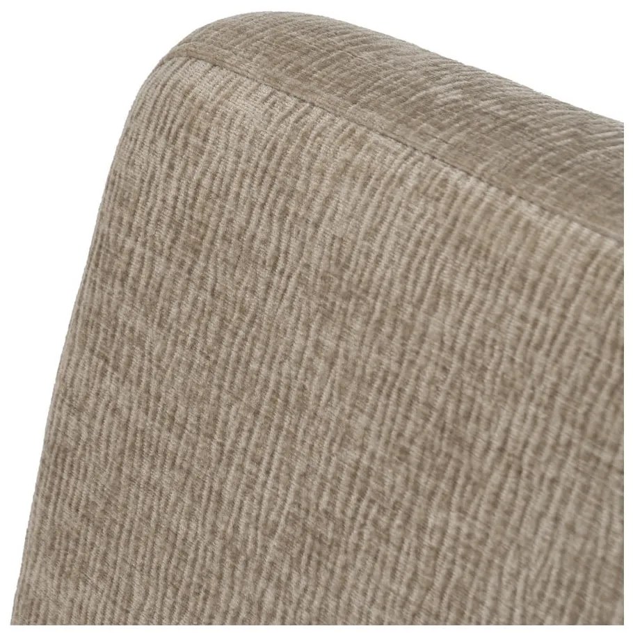 Бежово шенилово кресло Rest – Ixia